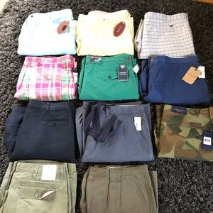 Various men’s name brand shorts